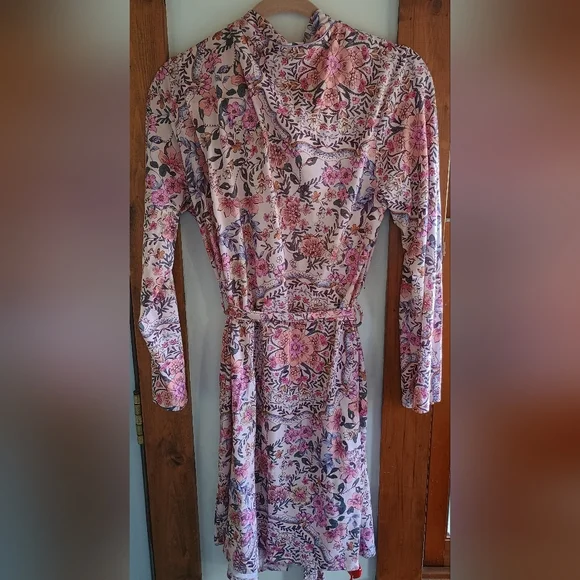 NEW With Tags Johnny Was The Jonesy Sleep Robe The Aussie Size Small Pink Floral - Picture 6 of 7